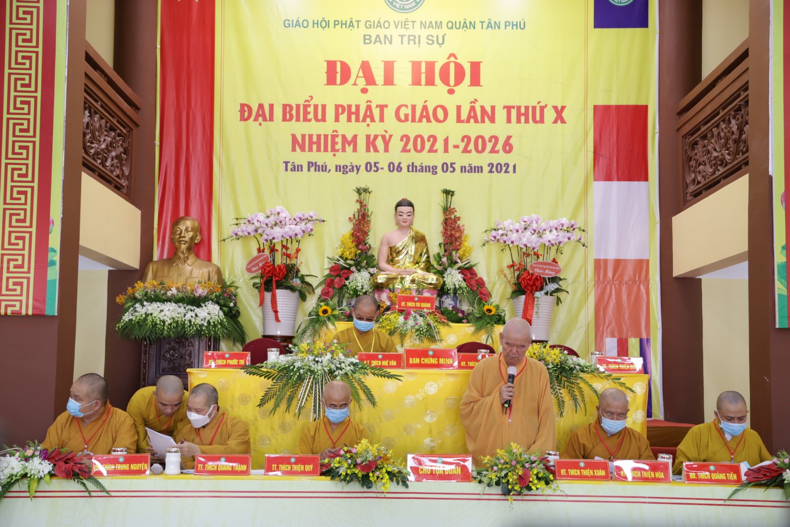TP. HCM: Phiên trù bị Đại hội Đại biểu Phật giáo quận Tân Phú lần thứ X