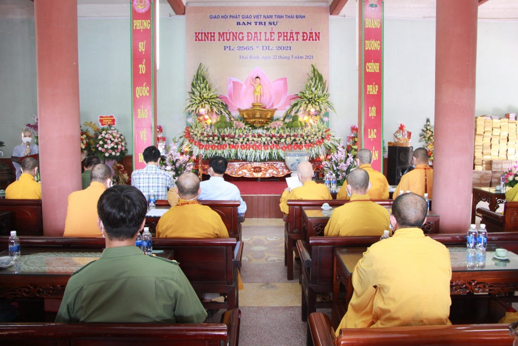 Thái Bình: Phật giáo tỉnh tổ chức Đại lễ Phật Đản và đặt đá xây dựng trụ sở Ban Trị sự