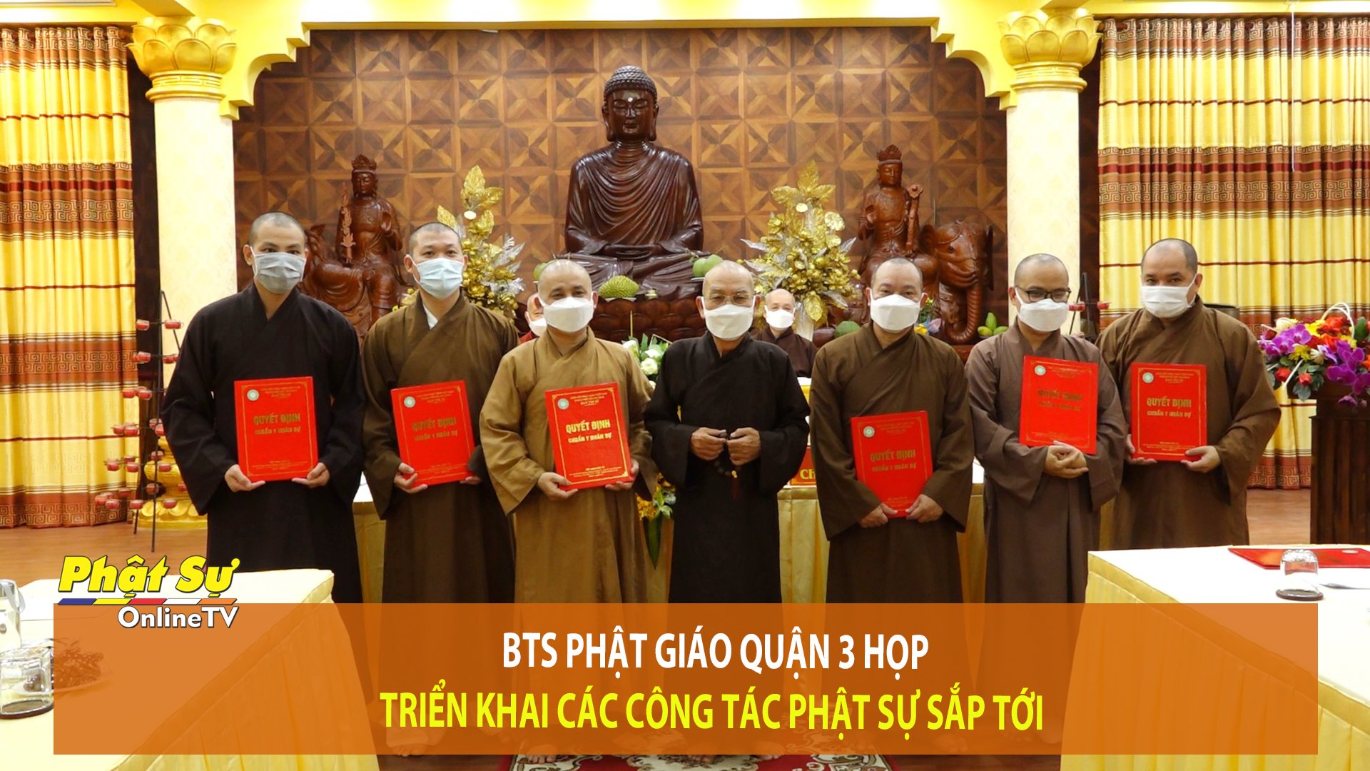 [Video] TP.HCM: Ban Trị sự Phật giáo Quận 3 họp triển khai các công tác Phật sự sắp tới