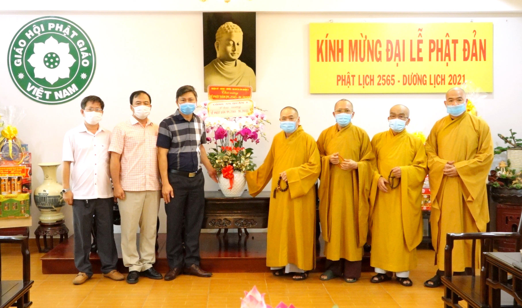 TP.HCM: Ban Dân vận Trung ương chúc mừng Phật Đản Trung ương Giáo hội