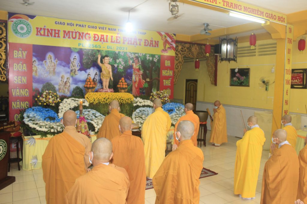 Đồng Tháp: Ban Trị sự Phật giáo tỉnh long trọng tổ chức Đại lễ Phật Đản PL.2565