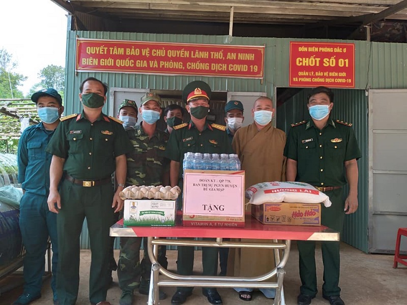 Bình Phước: Một số hoạt động từ thiện của Ban Trị sự Phật giáo huyện Bù Gia Mập