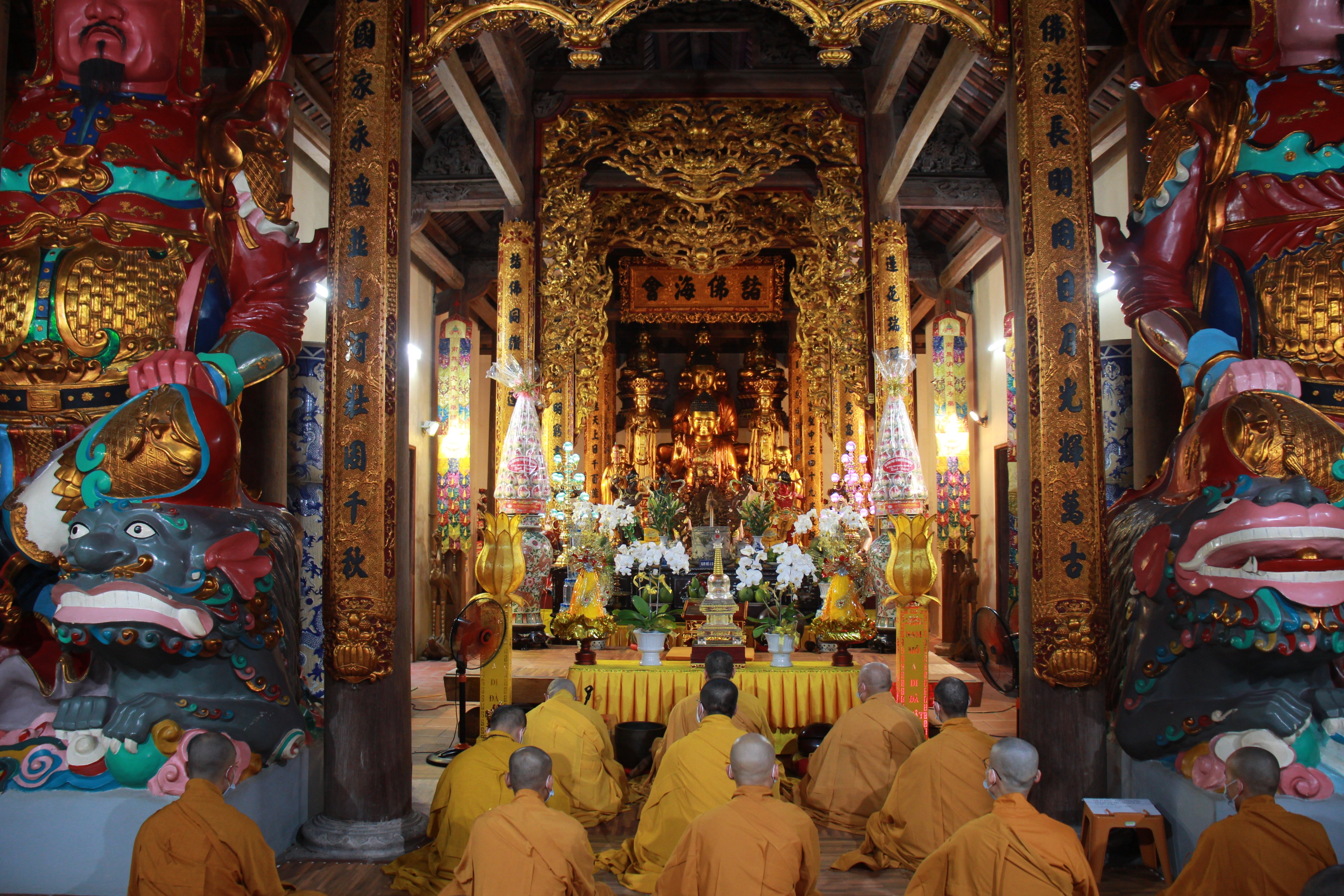 Hải Phòng: Trường hạ cơ sở 3 – Tổ đình Thắng Phúc tổ chức lễ Tác pháp An cư Kiết hạ PL.2565