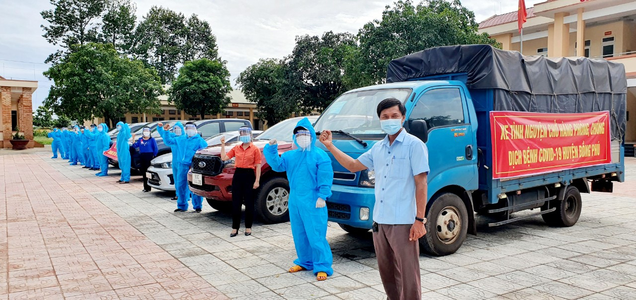 Bình Phước: Những chuyến xe nghĩa tình trong mùa dịch