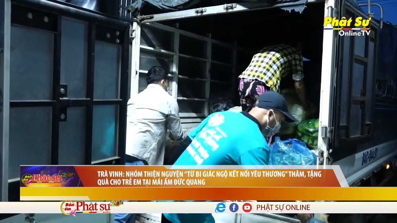 [Video] Trà Vinh: Nhóm thiện nguyện “Từ bi giác ngộ kết nối yêu thương” thăm, tặng quà cho trẻ em tại mái ấm Đức Quang