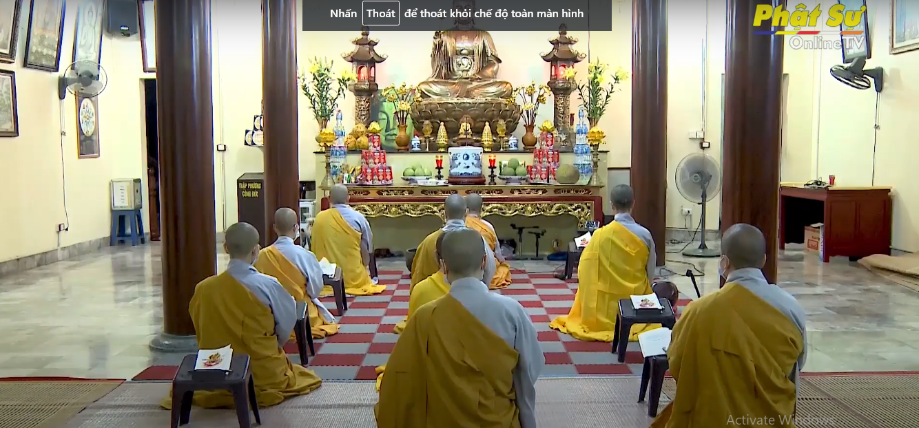 [Video] Chùa Cát Linh – Hà Nội tưởng niệm Anh hùng Liệt sĩ và tụng kinh Dược sư