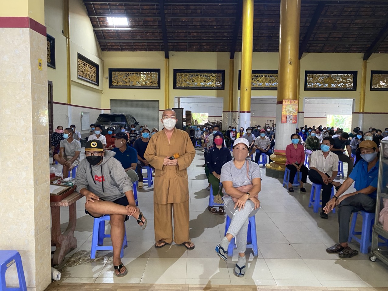Đồng Nai: Triển khai lấy hơn 3.000 mẫu xét nghiệm COVID-19 tại Phổ Quang cổ tự