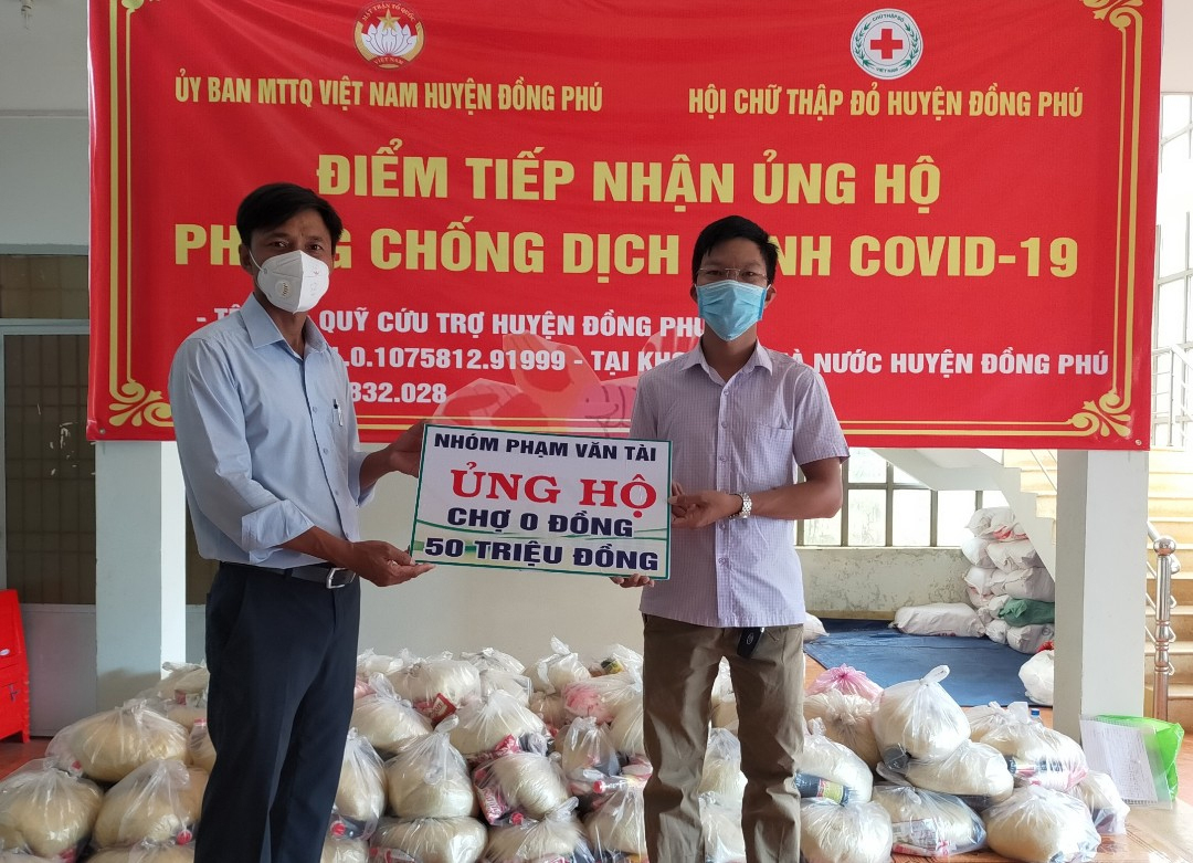 Bình Phước: Hỗ trợ 75 triệu đồng cho bà con khó khăn tại Đồng Phú