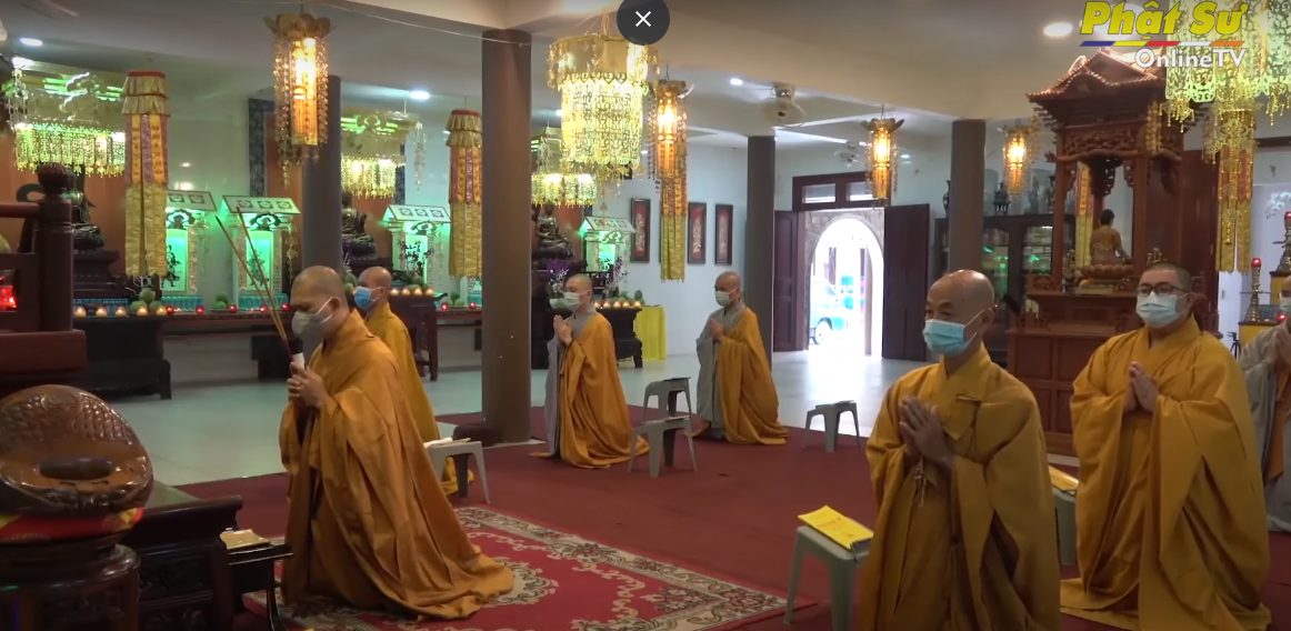 [Video] TP.HCM: Chư Tăng chùa Thiền Tôn 2 trì tụng kinh Dược sư hàng ngày cầu nguyện dịch bệnh tiêu trừ