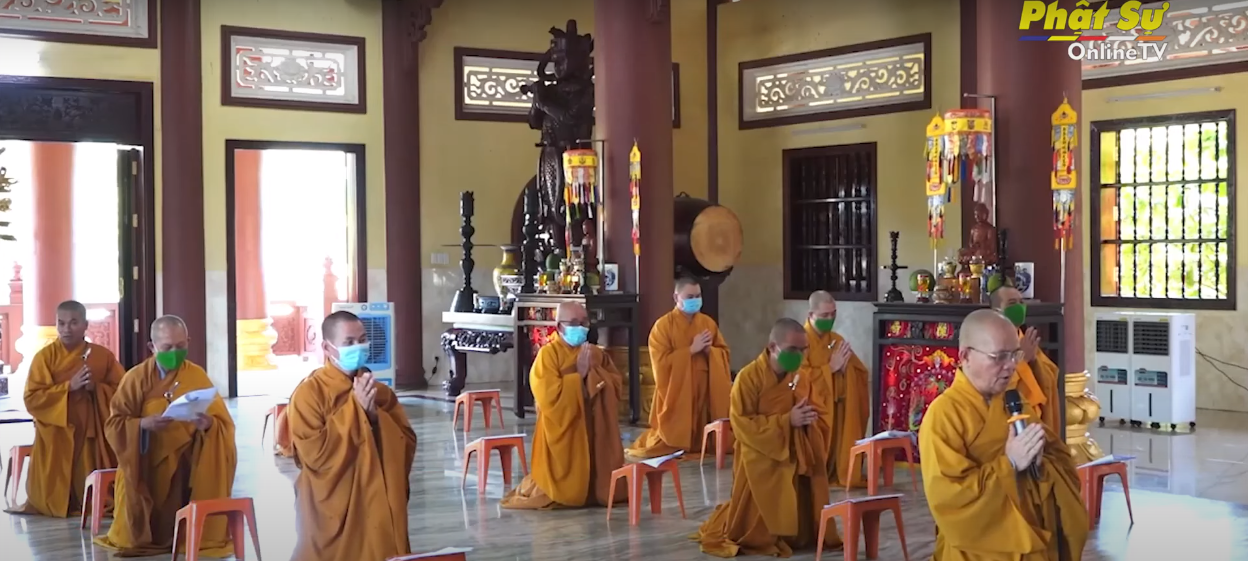 [Video] Long An: Chư Tăng chùa Thiên Châu trì tụng kinh Dược sư hàng ngày cầu nguyện dịch bệnh tiêu trừ