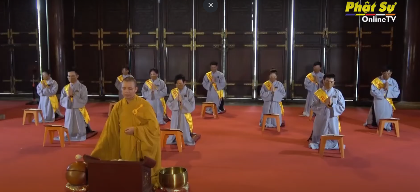 [Video] Ninh Bình: Chùa Bái Đính tổ chức khóa lễ tụng kinh Vu Lan