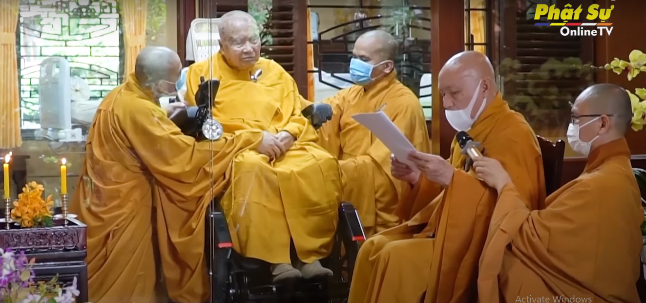 [Video] Trang trọng lễ Khánh tuế Hòa thượng Tông chủ thiền phái Trúc Lâm Việt Nam được tổ chức qua Zoom