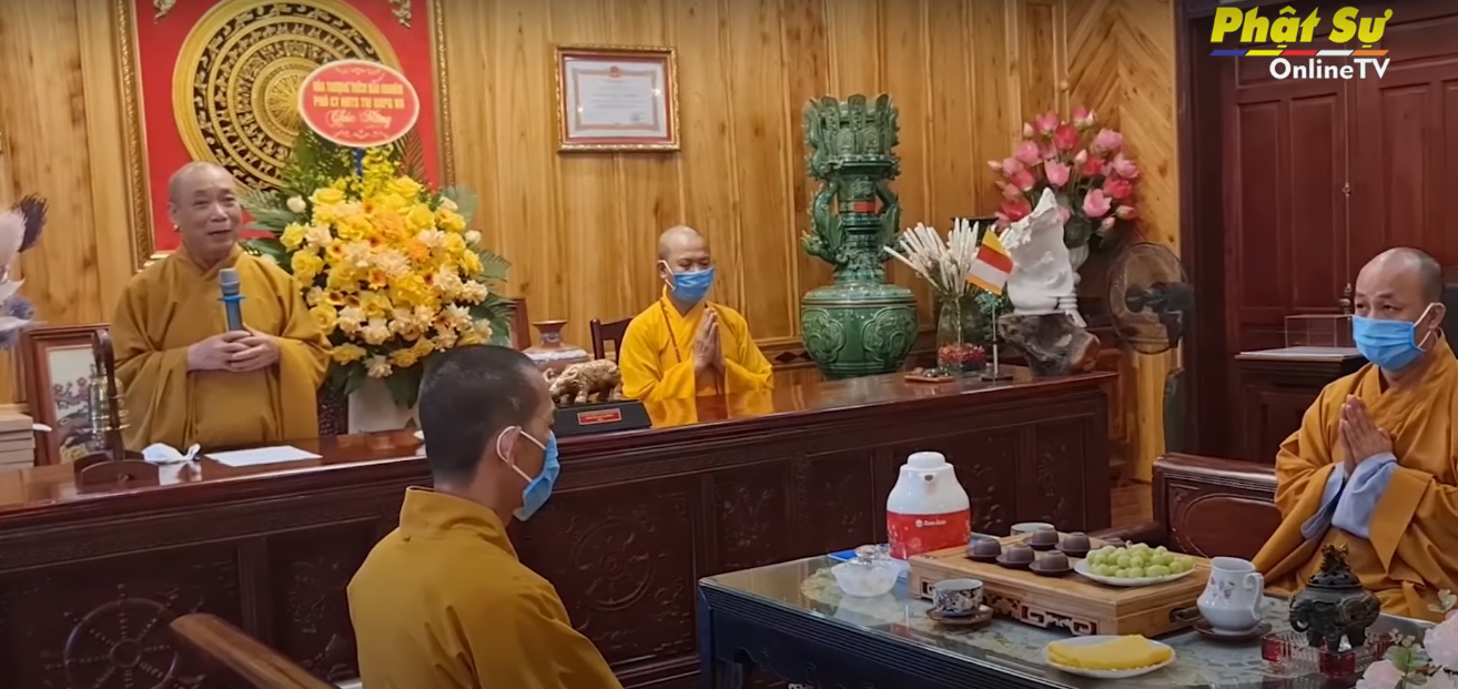 [Video] Hòa thượng Thích Bảo Nghiêm thăm và làm việc tại Ban Trị sự tỉnh Thái Nguyên