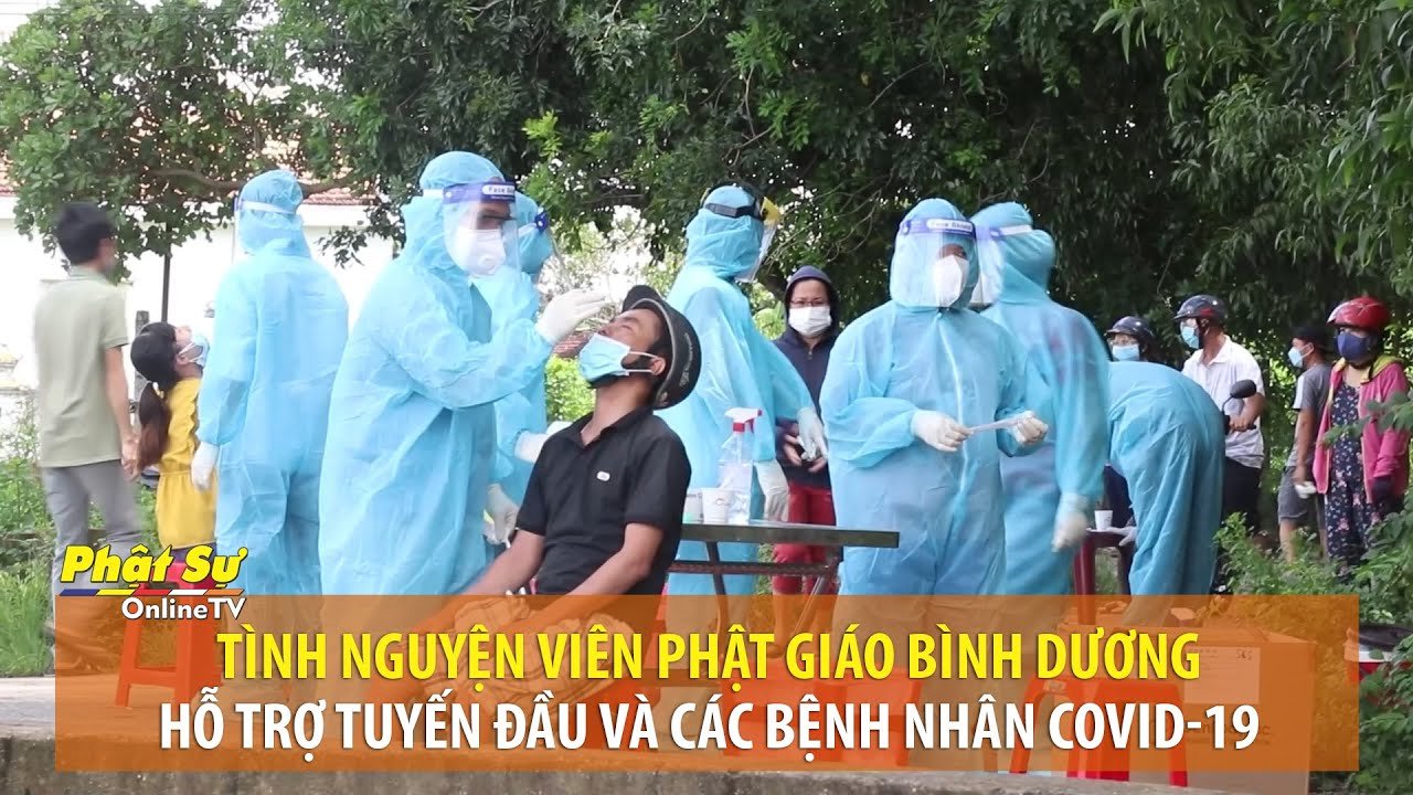 [Video] Tình nguyện viên Phật giáo Bình Dương hỗ trợ tuyến đầu và các bệnh nhân COVID-19