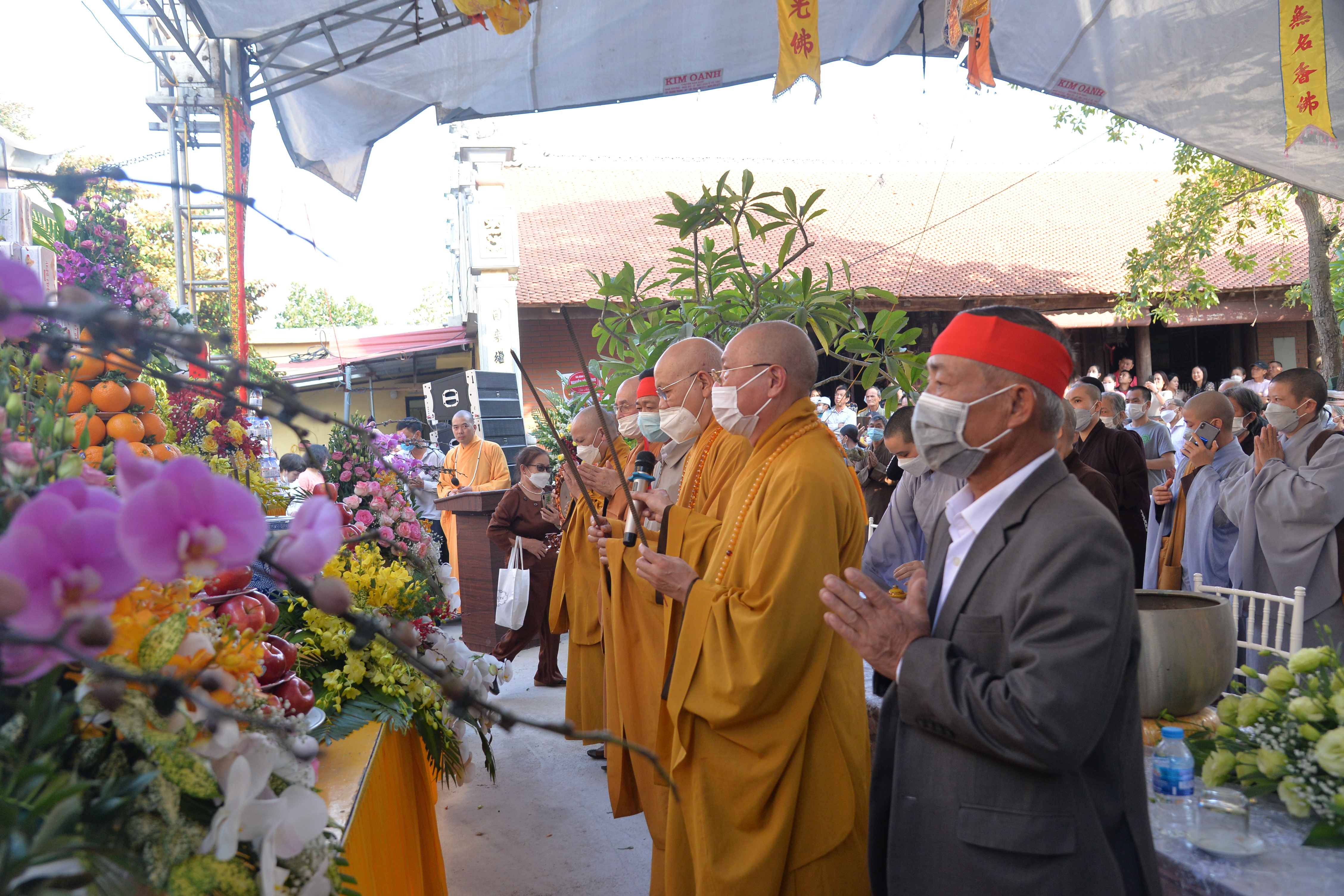 Hải Phòng: Lễ an vị Long cốt ngôi Đại Hùng Bảo Điện chùa Trường Phúc