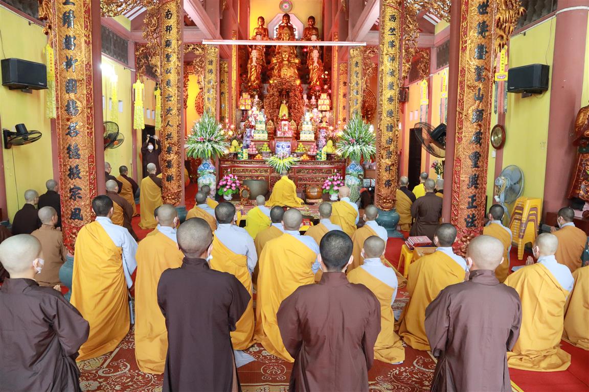 Thái Bình: Giới tử chính thức tập trung, bắt đầu vào hành sám tại Đại Giới đàn Thánh Long