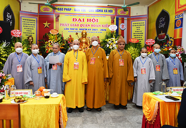 Đại hội đại biểu GHPGVN Quận Hoàn Kiếm lần thứ IX nhiệm kỳ 2021 - 2026