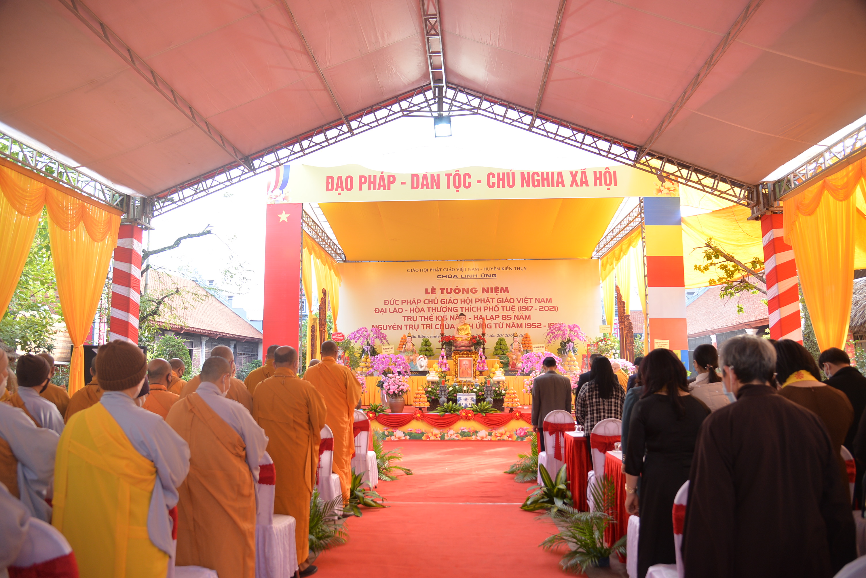Hải Phòng: Lễ tưởng niệm Đức đệ tam Pháp chủ GHPGVN tại chùa Kim Đới (Linh Ứng Tự)