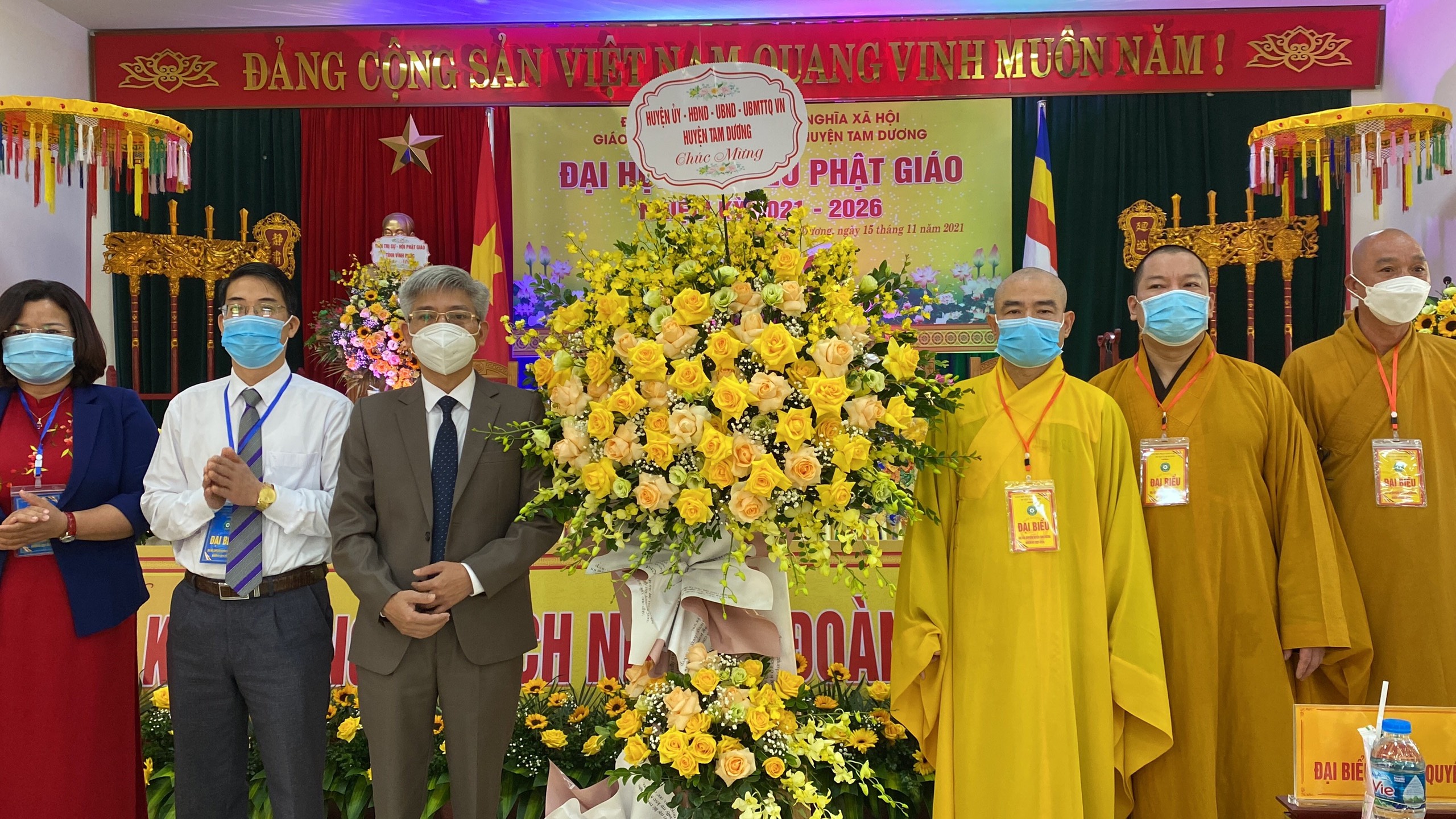 Vĩnh Phúc: Đại hội Đại biểu Phật giáo huyện Tam Dương, nhiệm kì 2021-2026