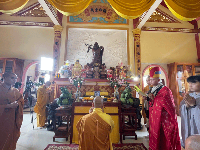 Tiền Giang: Chùa Long Tường tổ chức húy kỵ Tổ sư khai sơn và Cầu siêu đồng bào tử vong trong đại dịch Covid-19