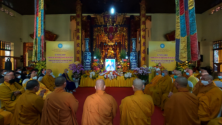 Hà Nội: Đại lễ tưởng niệm lần thứ 713 năm Đức Phật Hoàng Trần Nhân Tông nhập Niết Bàn và 10 năm ngày Cố Trưởng lão HT.Thích Thanh Tứ viên tịch