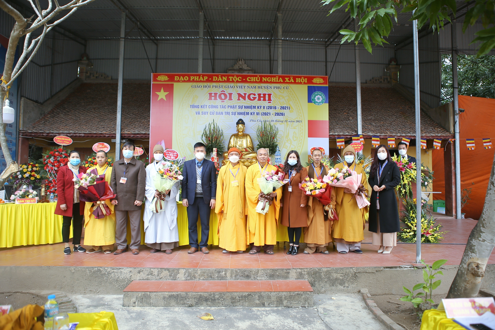 Hưng Yên: Hội nghị tổng kết công tác Phật sự huyện Phù Cừ nhiệm kỳ 2016 - 2021 và chuẩn y nhân sự Ban Trị sự nhiệm kỳ 2021 - 2026