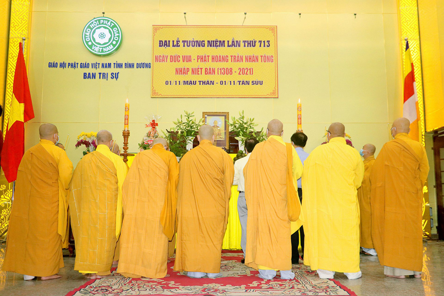 Bình Dương: Đại lễ Tưởng niệm lần thứ 713 năm ngày Đức vua Phật Hoàng Trần Nhân Tông nhập Niết bàn