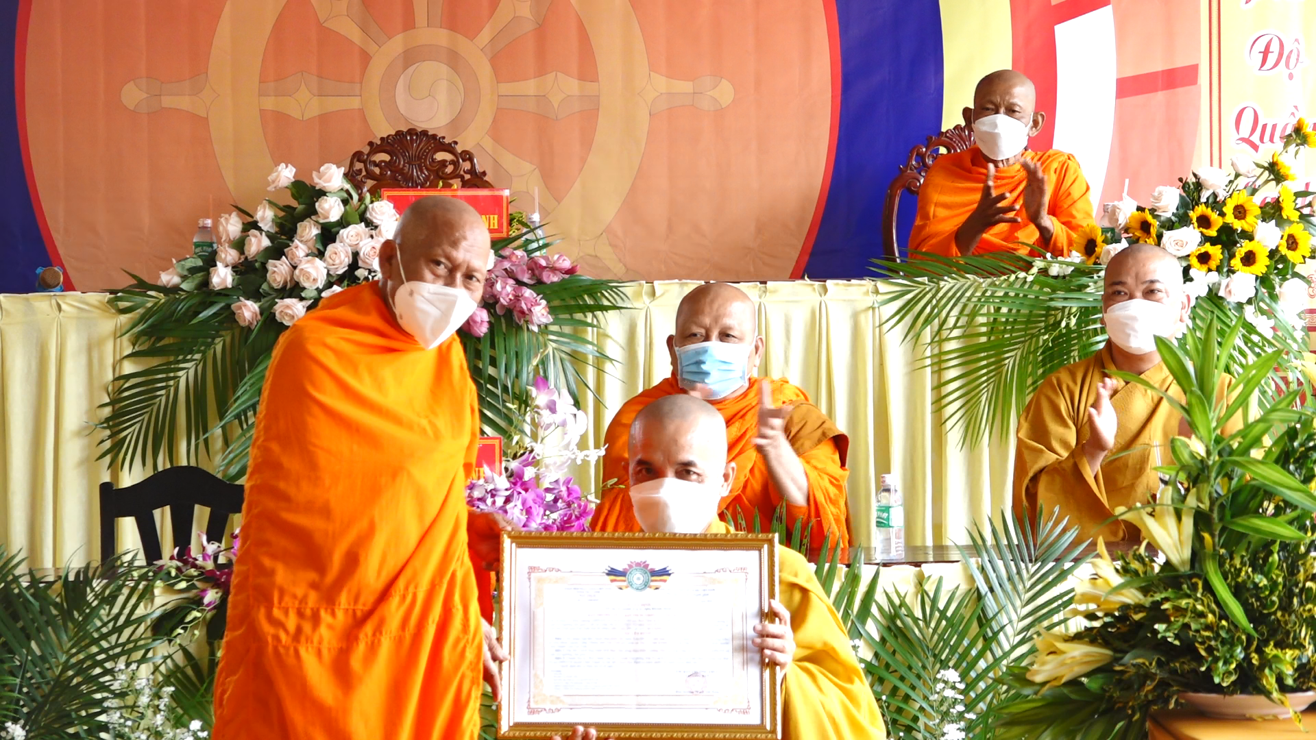 Trà Vinh: Lễ công bố quyết định bổ nhiệm trụ trì chùa Khánh Minh