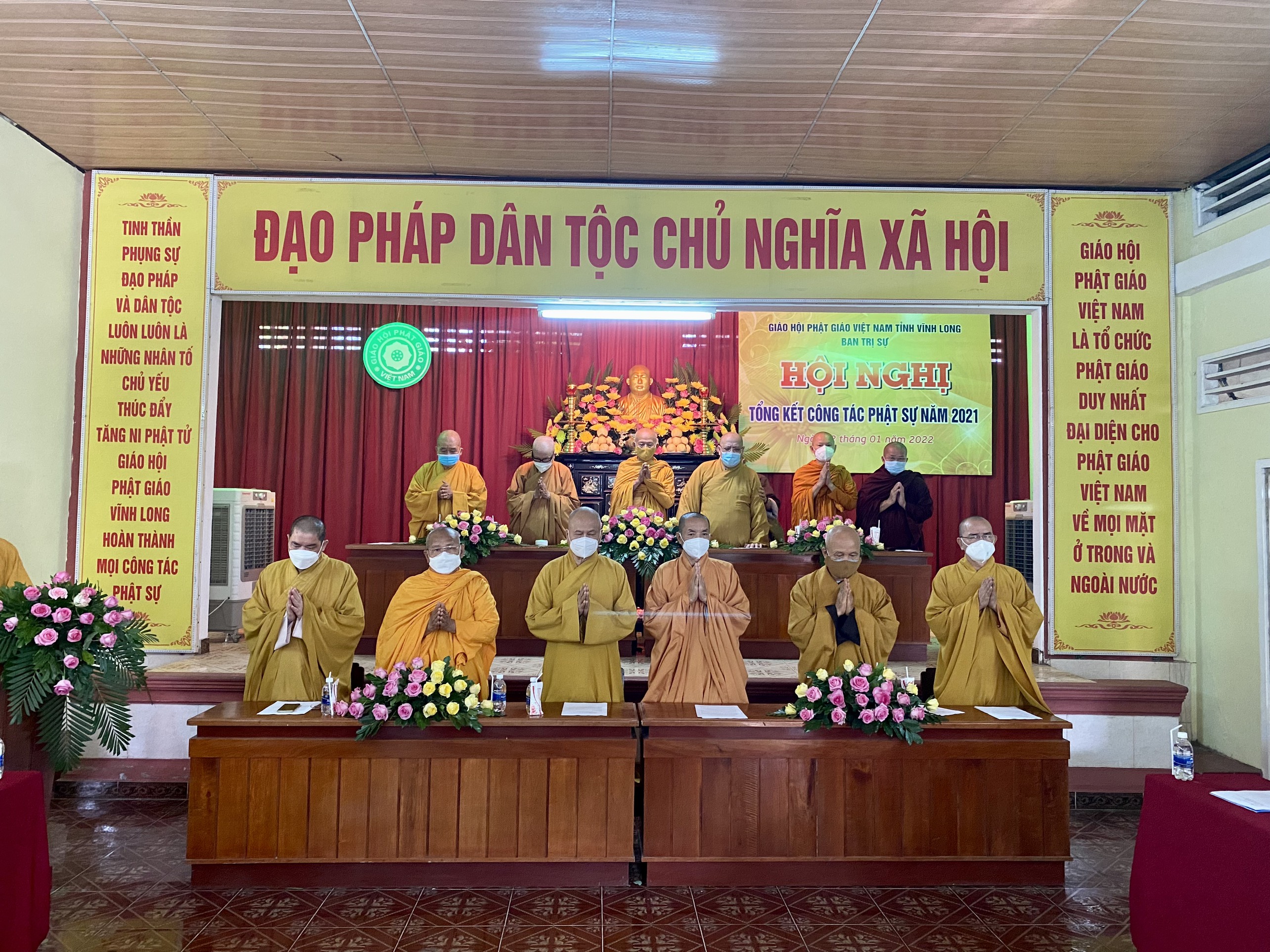 Vĩnh Long: Ban Trị sự Phật giáo tỉnh Tổng kết công tác Phật sự năm 2021