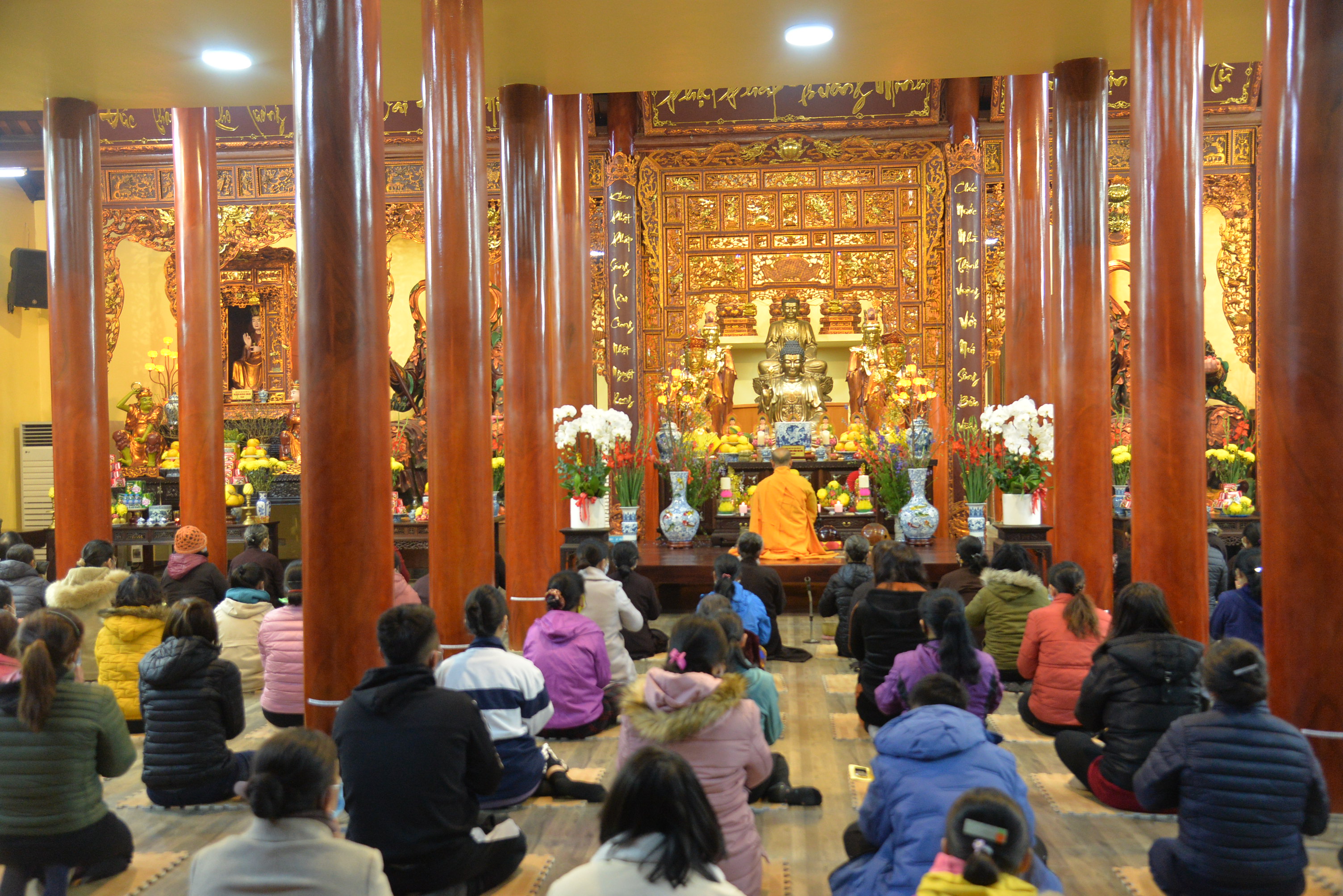 Hải Phòng: Khóa lễ Ngũ bách danh Quán Thế Âm Bồ Tát cầu an đầu xuân tại chùa Phúc Linh