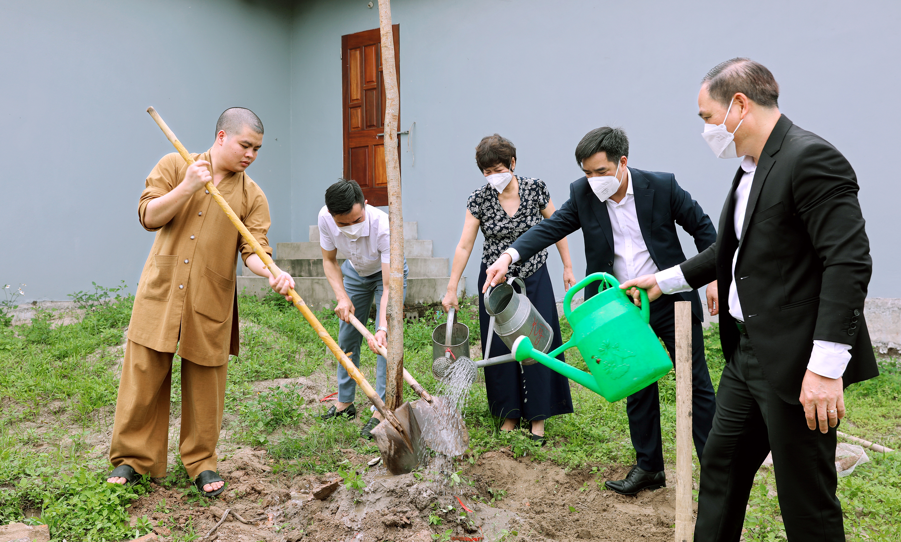 Hà Nam: Chùa Phúc Lạc hưởng ứng chương trình trồng 1 tỷ cây xanh vì một Việt Nam xanh
