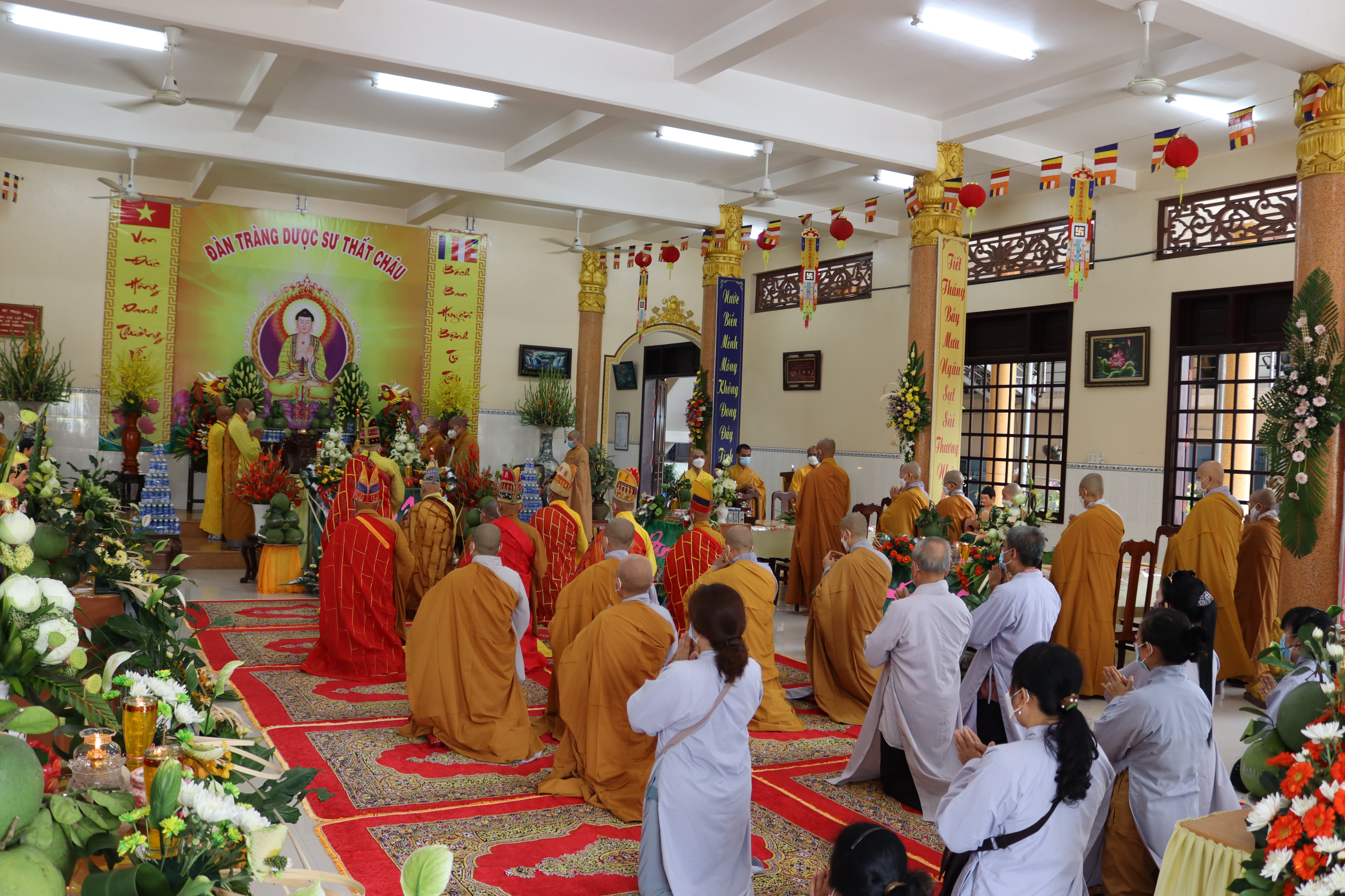 Tiền Giang: Chùa Linh Phong tổ chức Pháp hội Dược Sư Thất Châu cầu quốc thới dân an