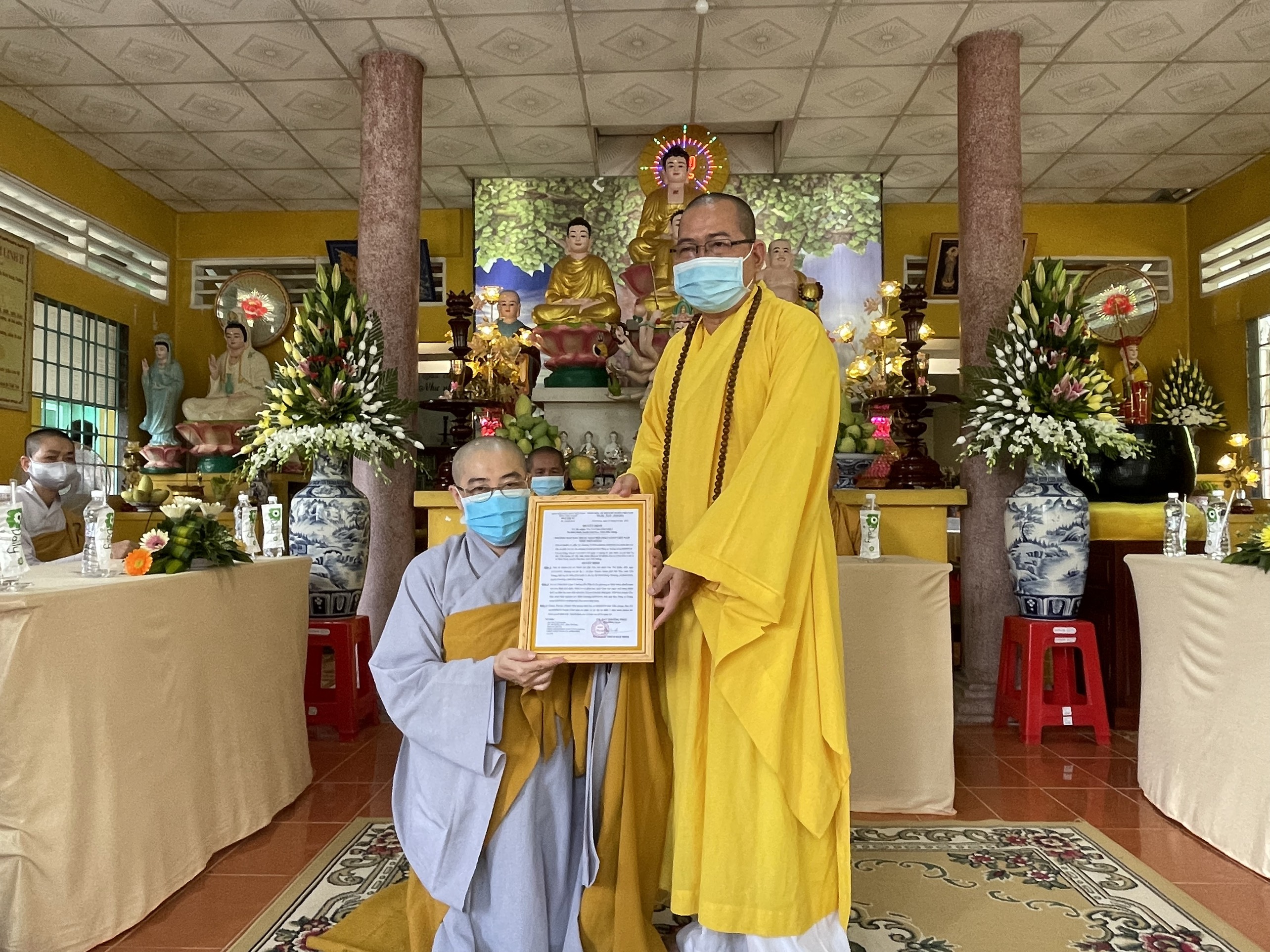 Tiền Giang: Lễ trao Quyết định Bổ nhiệm Trụ trì chùa Kim Linh 2