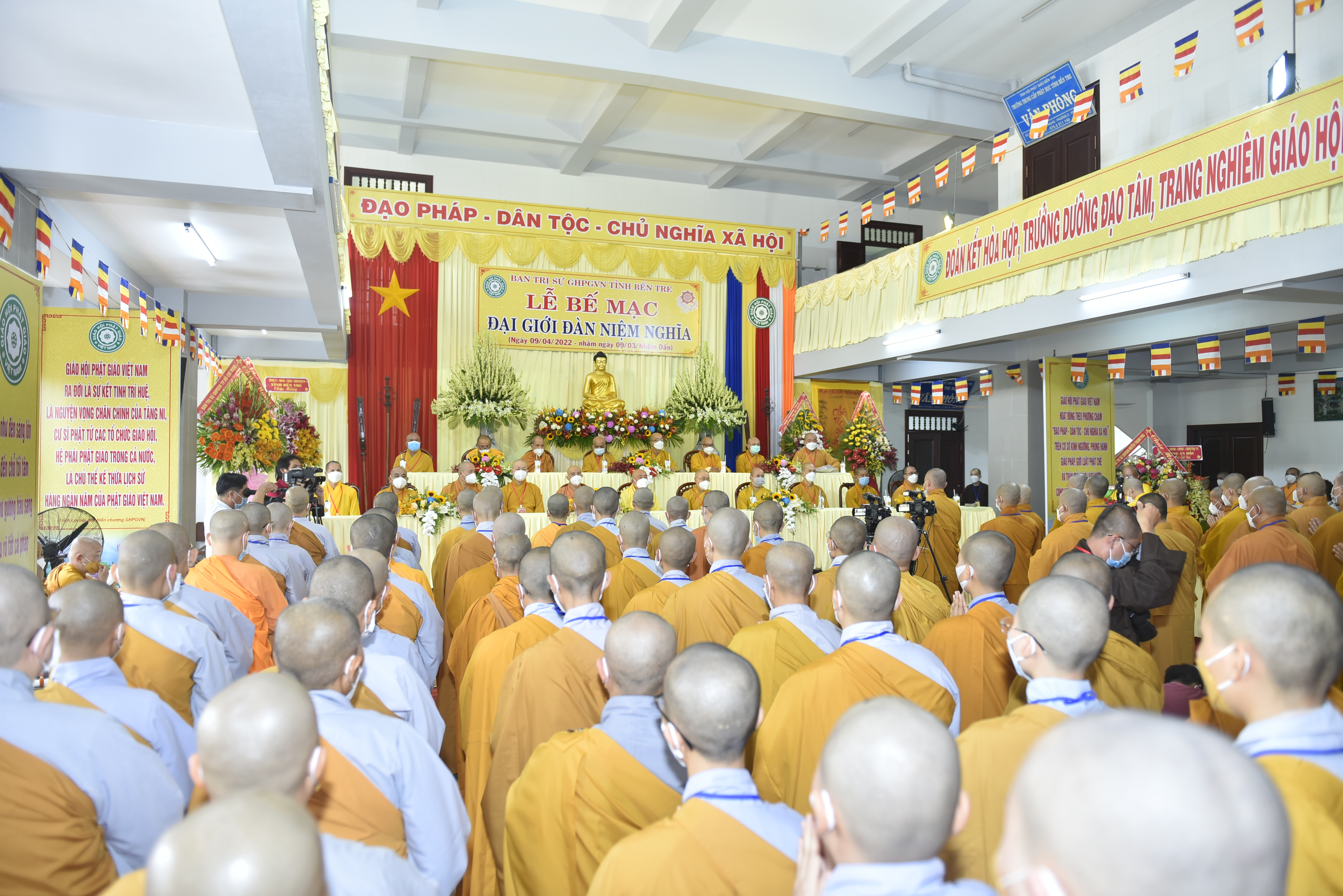 Bến Tre: Đại giới đàn Niệm Nghĩa PL.2565 – DL.2022 thành tựu viên mãn