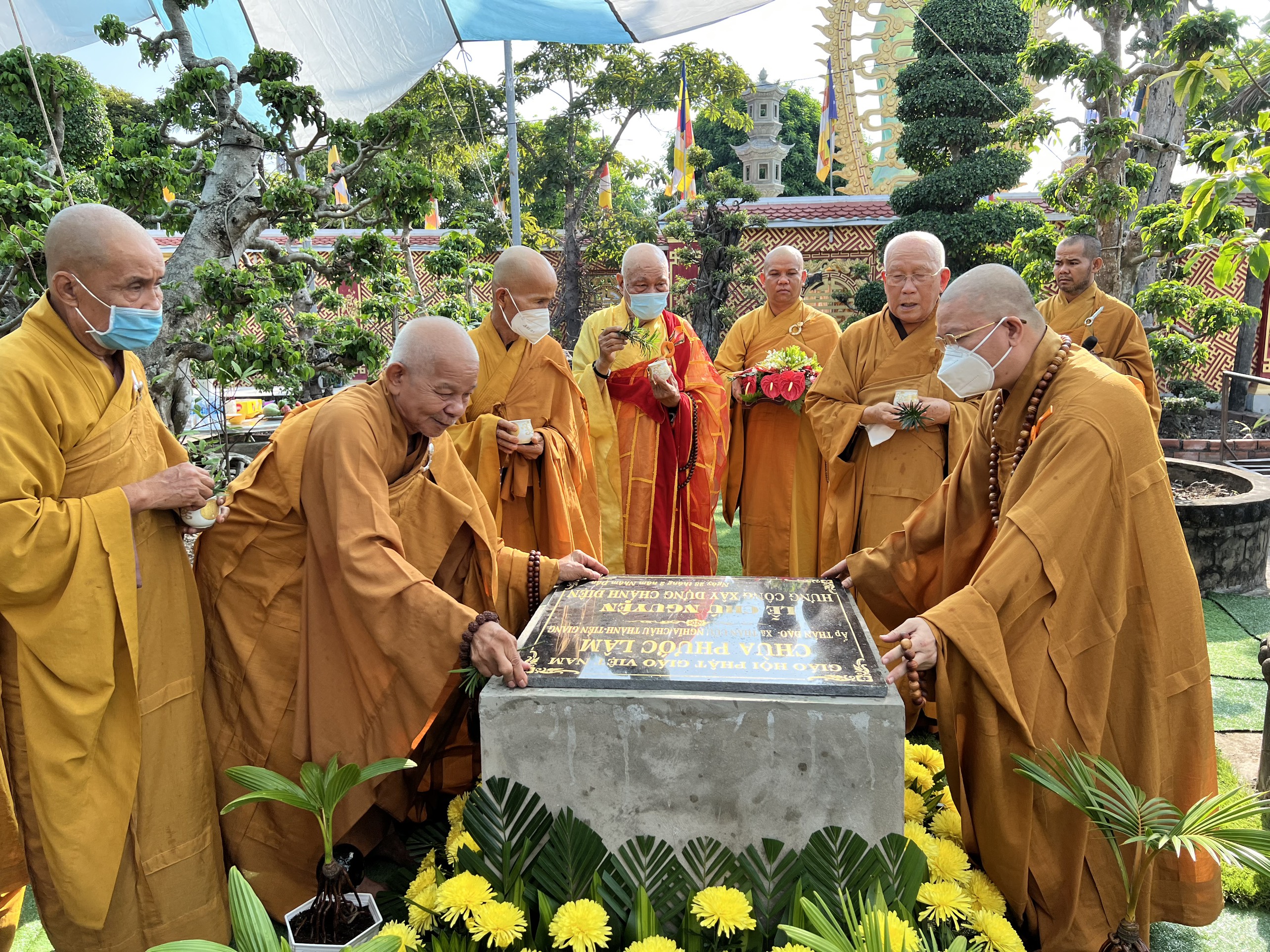 Tiền Giang: Lễ hiệp kỵ chư Tổ sư và hưng công xây dựng Chánh điện chùa Phước Lâm