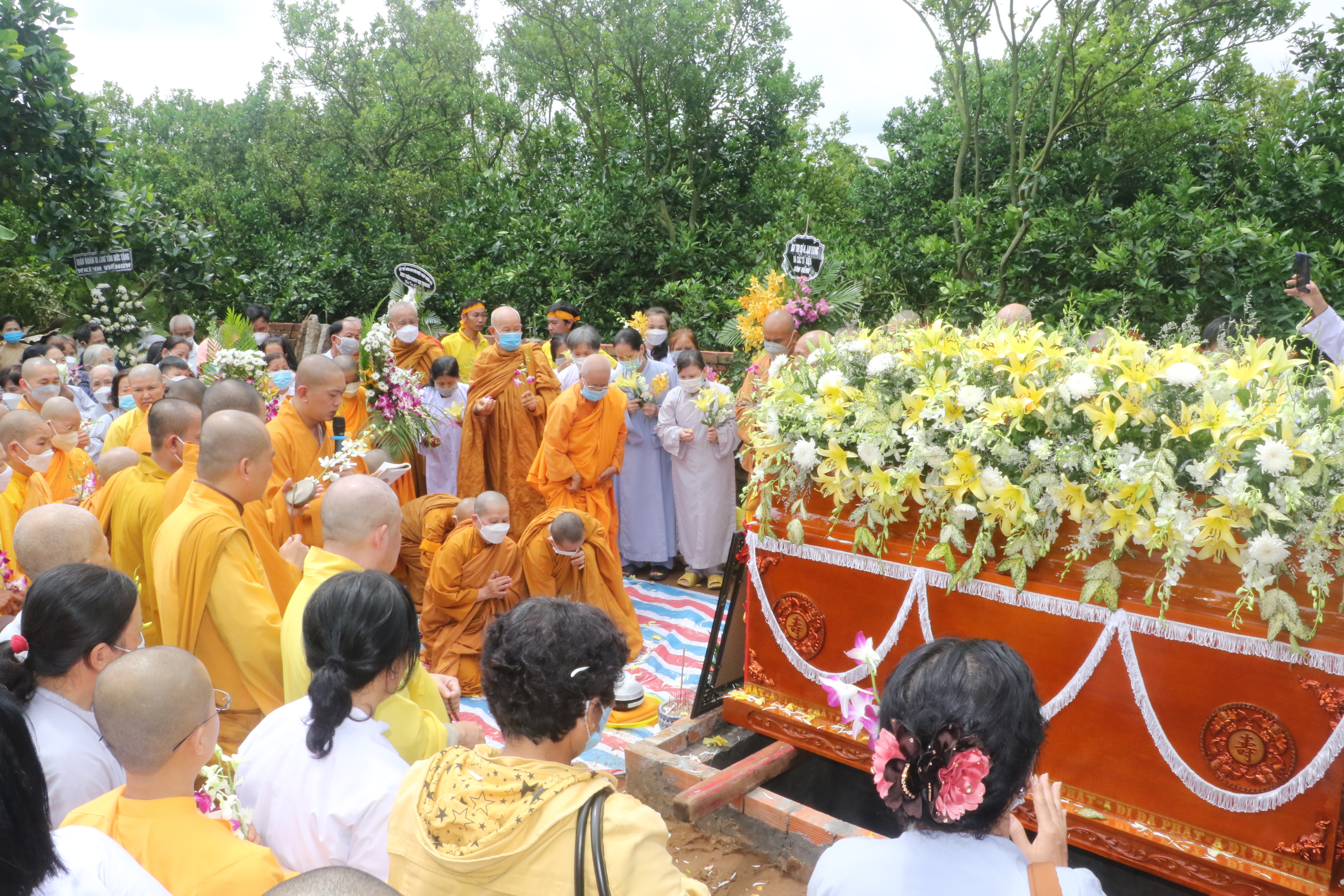 Đồng Tháp: Nhập tháp Ni trưởng Thích nữ Hội Liên, Tịnh xá Ngọc Huệ