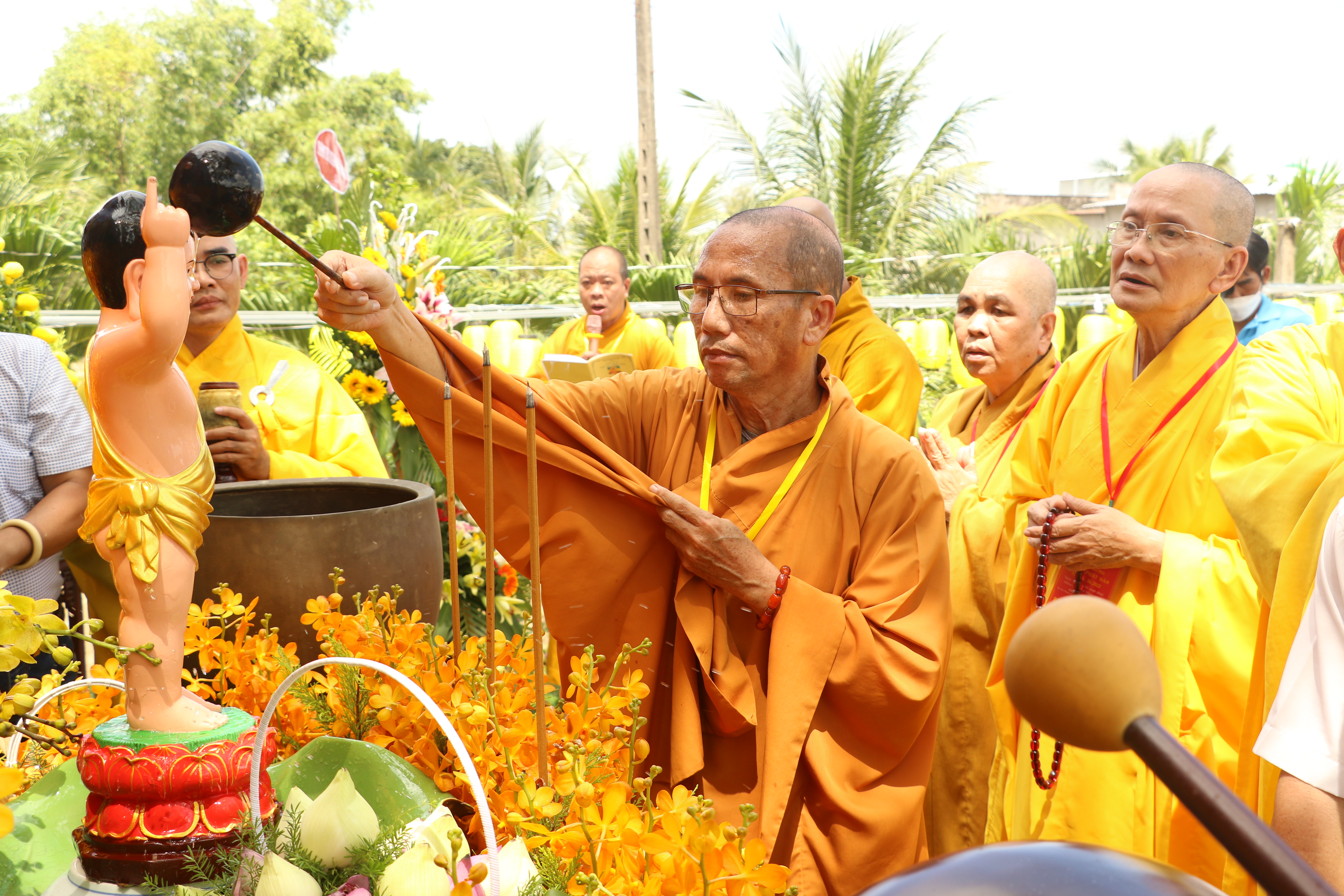 Đồng Tháp: Phật giáo Thanh Bình tổ chức Đại lễ Phật đản Phật lịch 2566 tại chùa Long Sơn