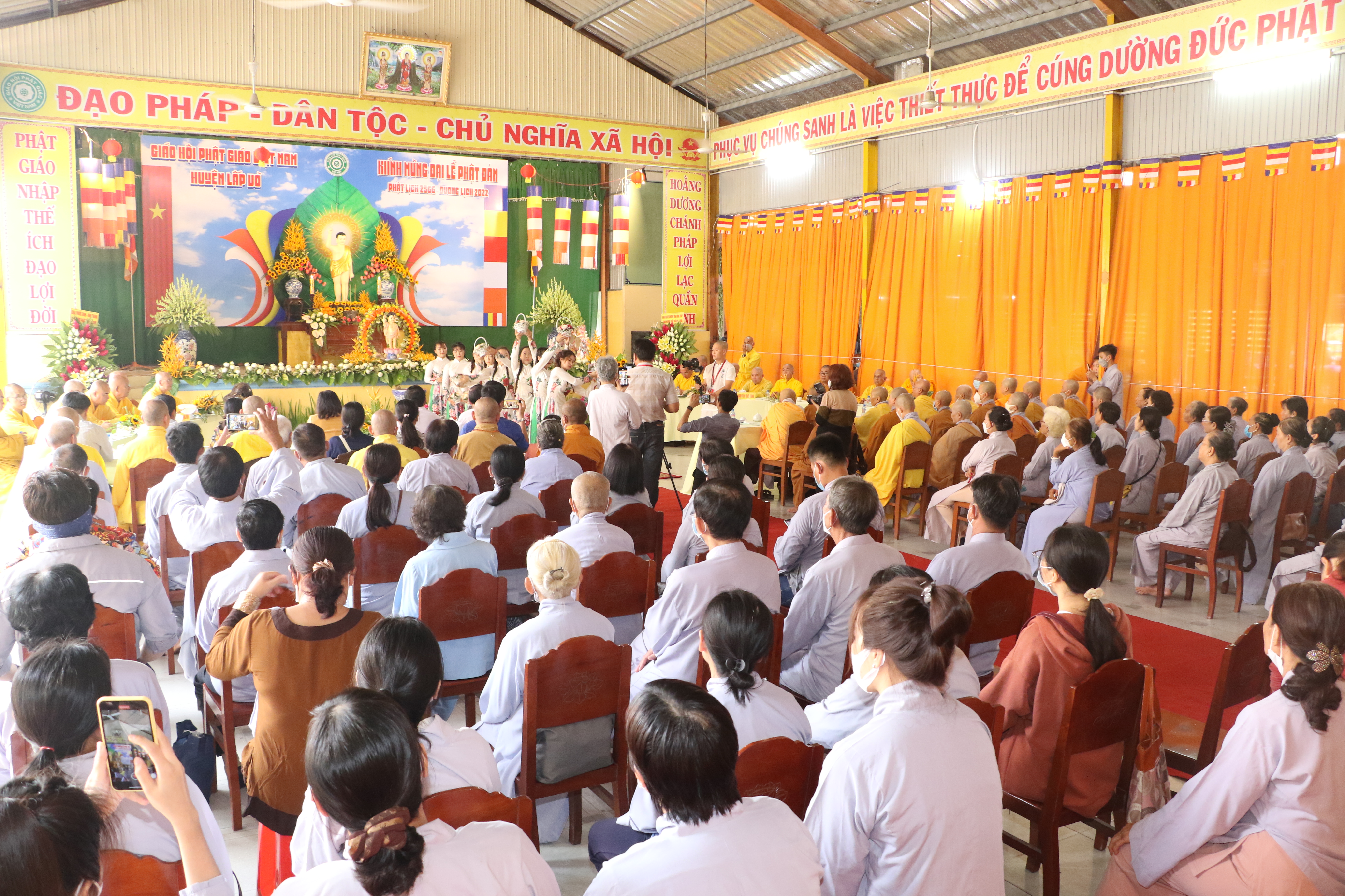 Đồng Tháp: Phật giáo huyện Lấp Vò trọng thể tổ chức Đại lễ Phật đản