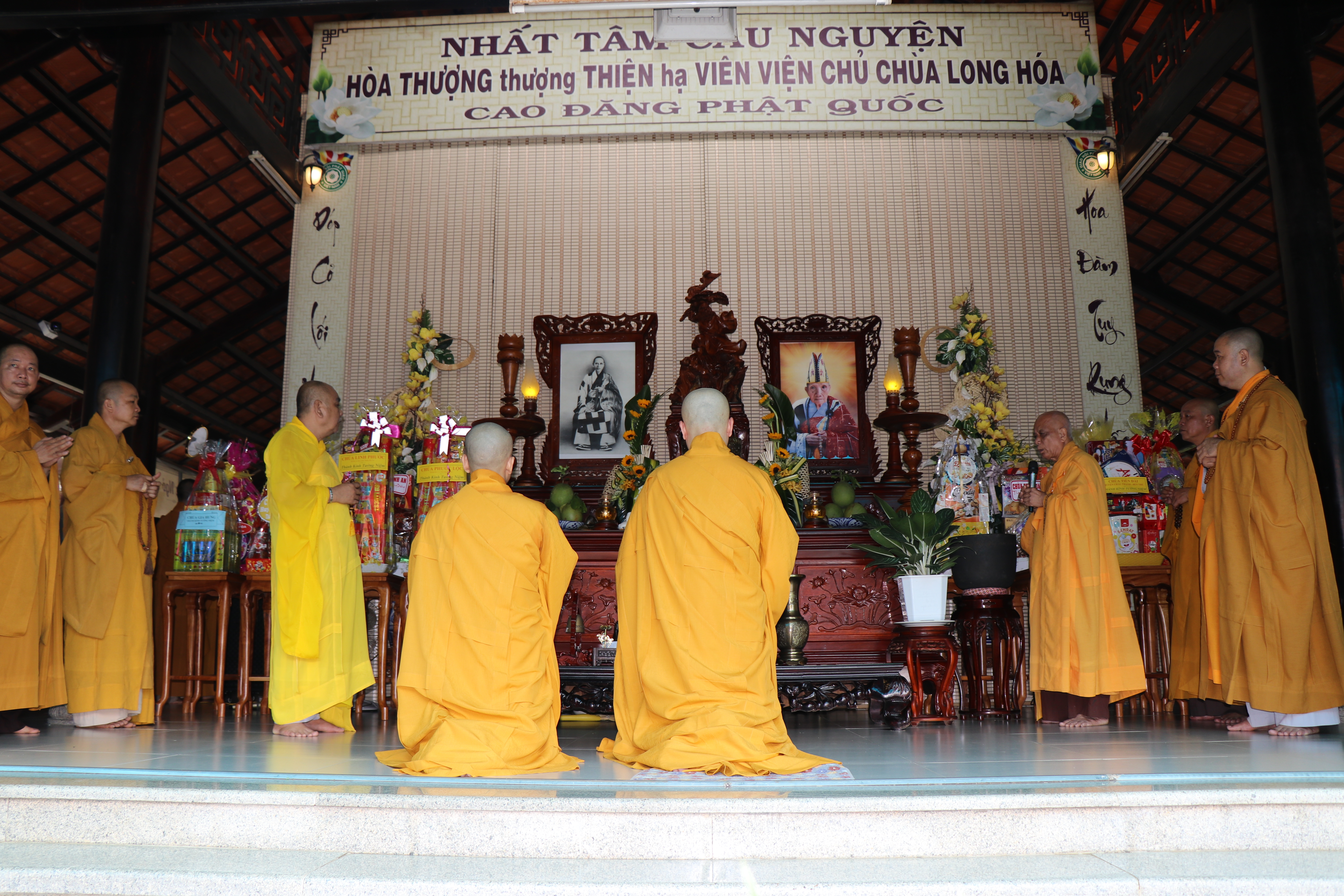 Bến Tre: Chùa Long Hóa tổ chức lễ Hiệp kỵ chư vị tiền bối tổ sư khai sơn tạo tự