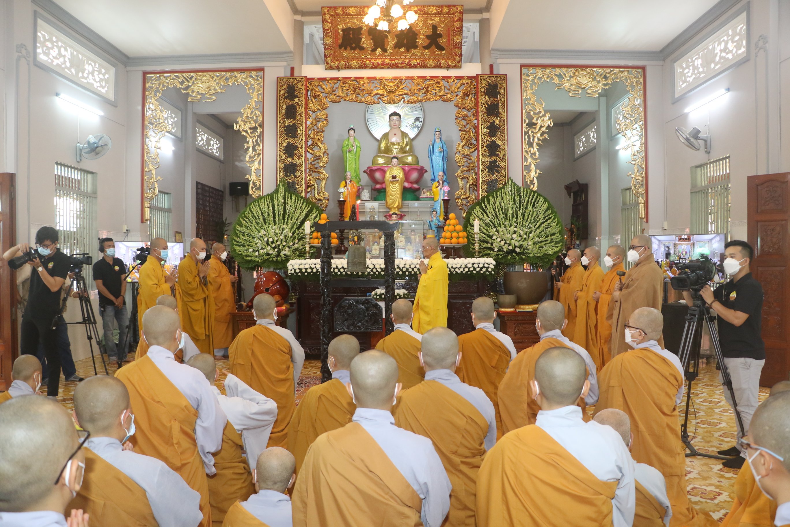 Đồng Tháp: Lễ khai chung bảng và thành phục tang lễ Ni trưởng TN. Như Ngọc