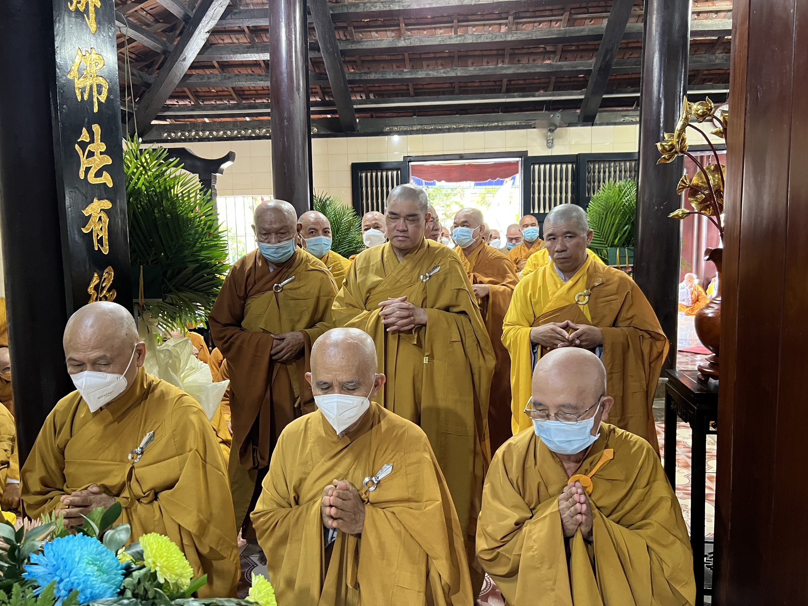 Vĩnh Long: Chùa Giác Thiên trang nghiêm tổ chức lễ Tác pháp đối thú An cư kiết hạ PL.2566