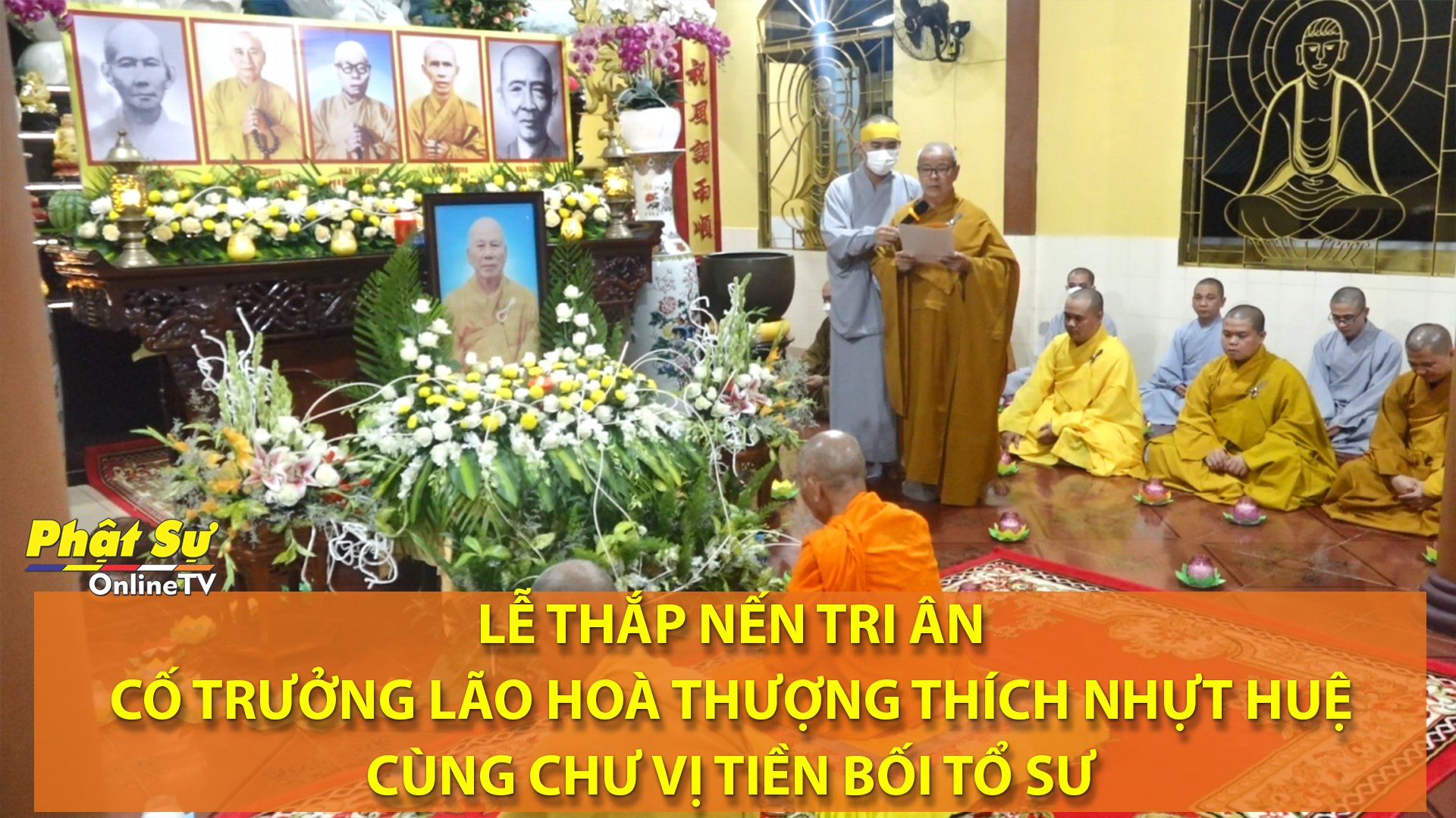 [Video] TRÀ VINH: LỄ THẮP NẾN TRI ÂN CỐ TRƯỞNG LÃO HT. THÍCH NHỰT HUỆ CÙNG CHƯ VỊ TIỀN BỐI TỔ SƯ