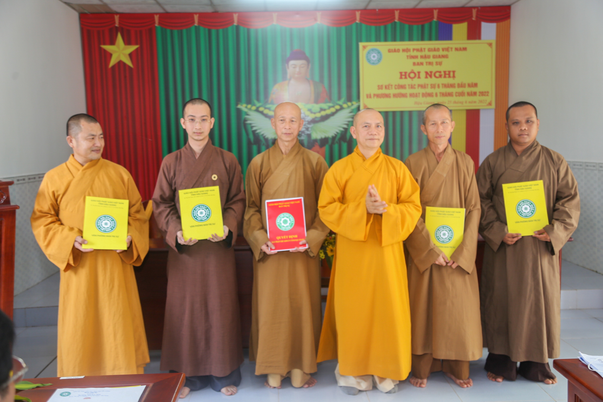 Hậu Giang: Hội nghị sơ kết công tác Phật sự 6 tháng đầu năm và phương hướng hoạt động 6 tháng cuối năm 2022