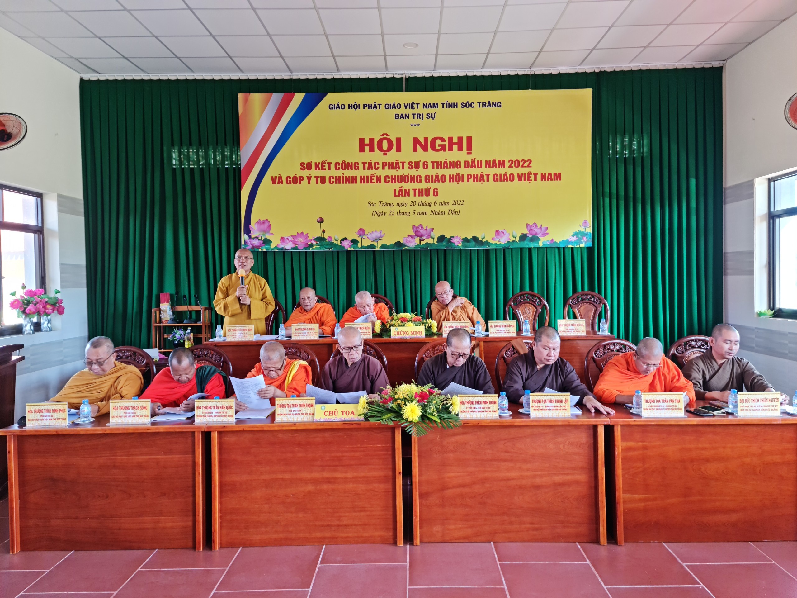 Sóc Trăng: Phật giáo tỉnh tổ chức Hội nghị sơ kết công tác 6 tháng đầu năm 2022