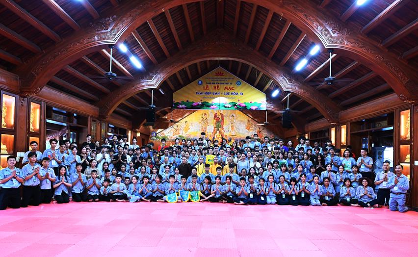 Bế mạc trại họp bạn Gia đình Phật tử tỉnh Hưng Yên