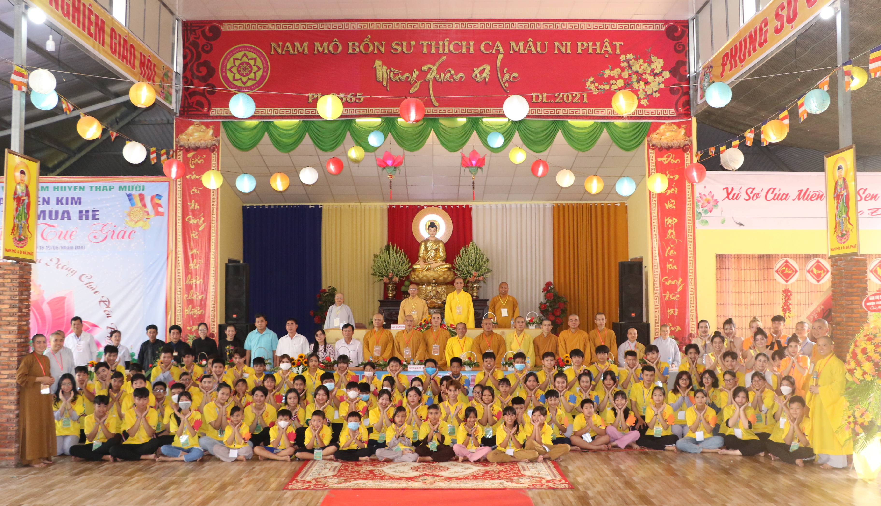 Đồng Tháp: Chính thức khai mạc Khóa tu Mùa hè “Ươm Mầm Tuệ Giác” lần thứ nhất tại chùa Thiền Kim