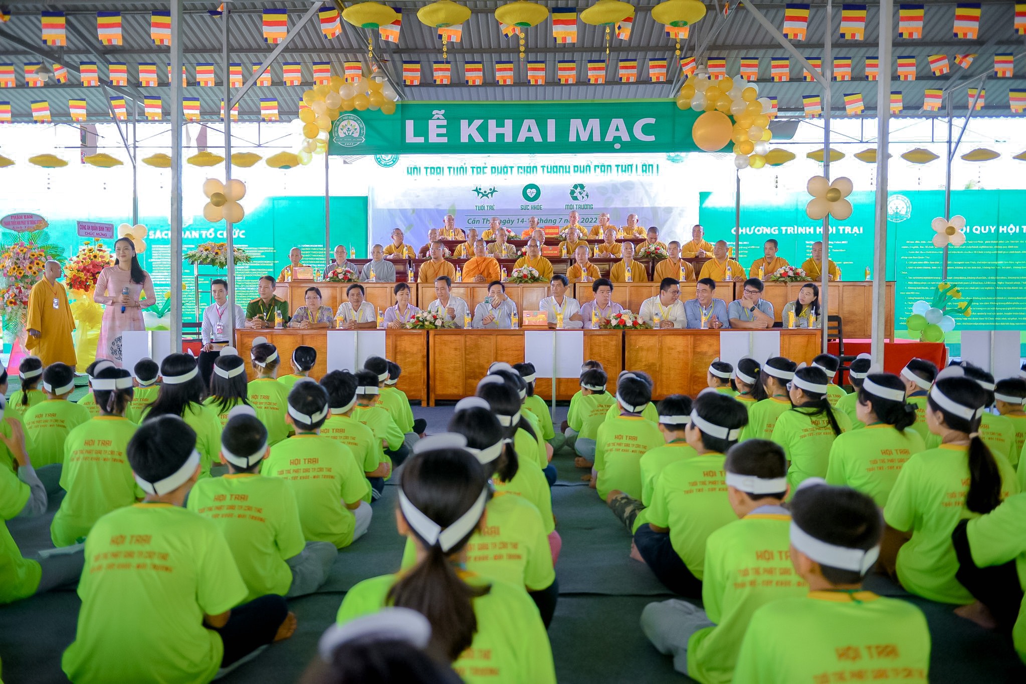 Cần Thơ: Lễ khai mạc Hội trại Tuổi trẻ Phật giáo Thành Phố Cần Thơ lần 1 năm 2022