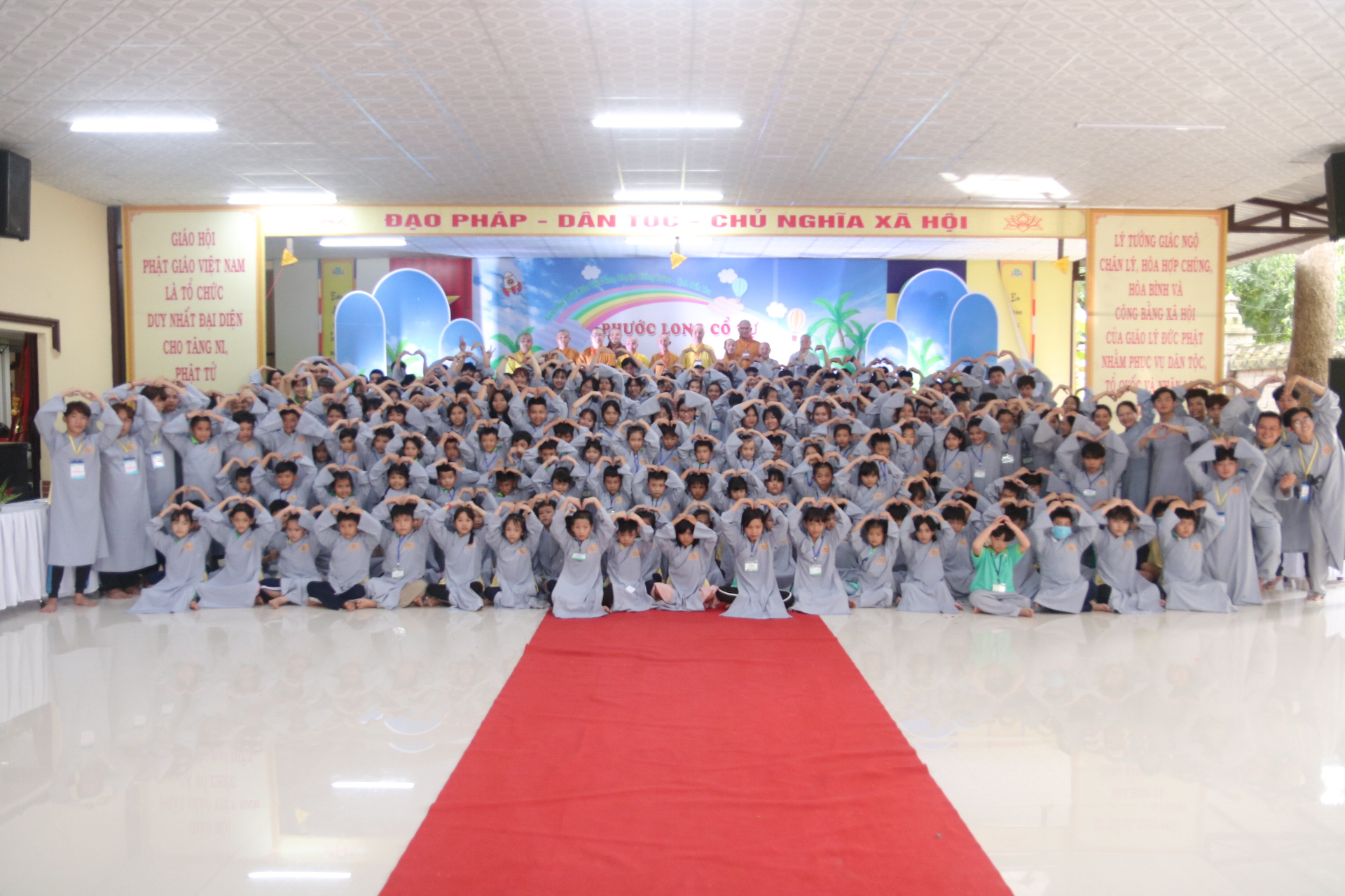 Bến Tre: Khoá tu mùa hè chùa Phước Long chính thức khai mạc