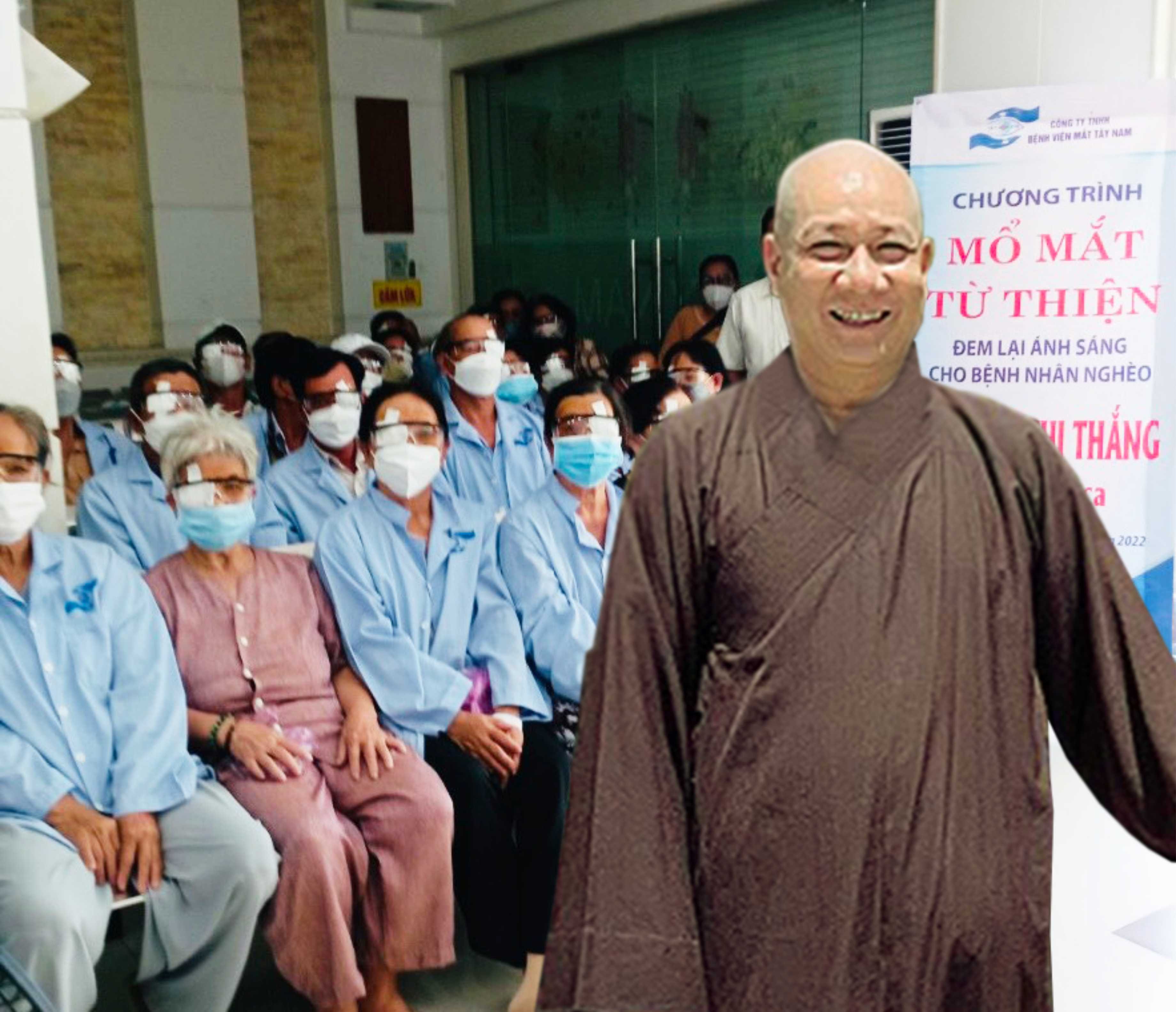 TP. HCM: Chùa Lộc Dã tổ chức chương trình mổ mắt từ thiện hỗ trợ 100 bệnh nhân nghèo