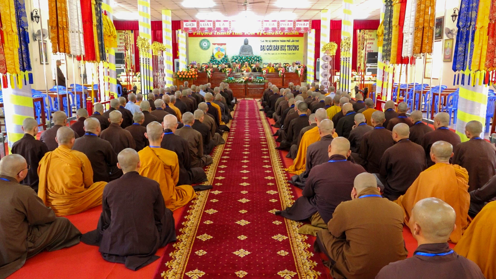 Cần Thơ: Đại Giới đàn Huệ Trường PL.2566 tiến hành thi khảo hạch giới tử